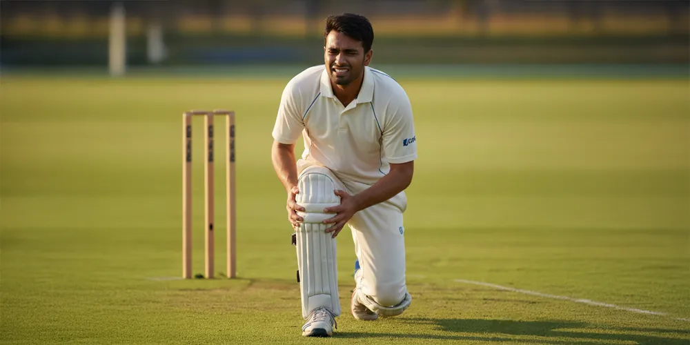 Batsmen Face Knee Pain